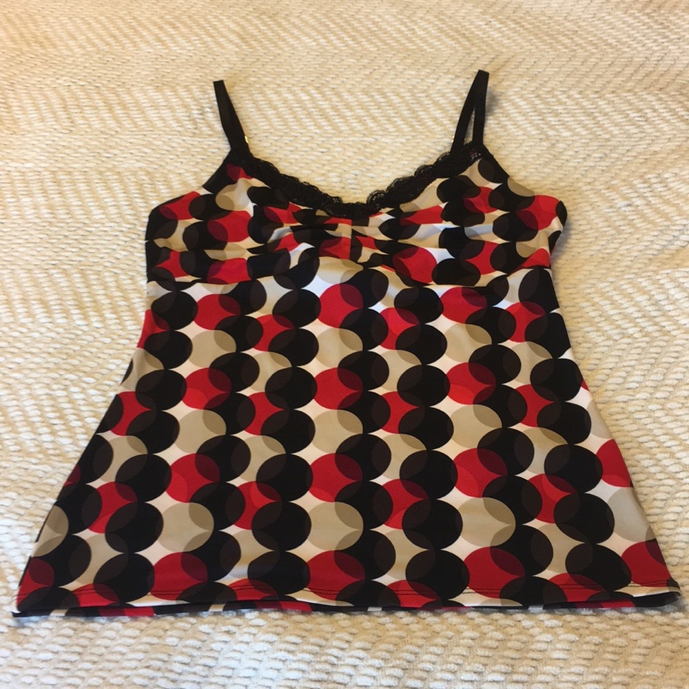Red, Black and Tan cami